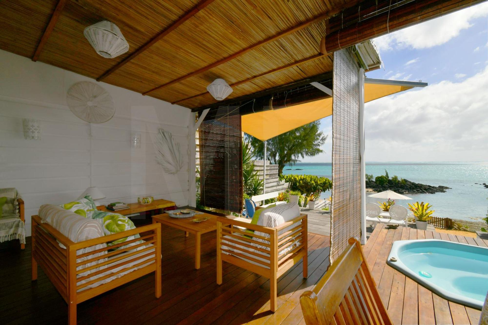 Meerana Cheerful Beachfront Cottage With Jacuzzi Grand Gaube Luaran gambar